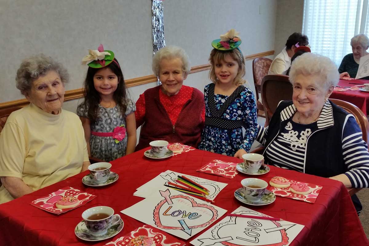 Tea and Cookies with the Girl Scouts 